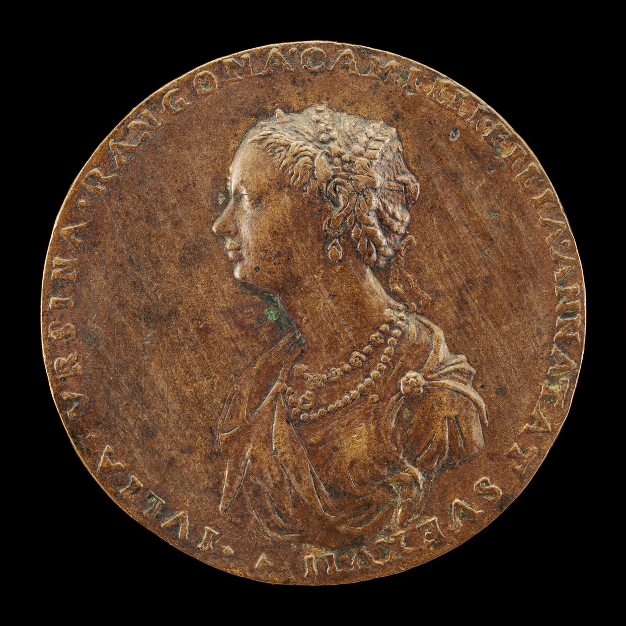 غيليا أورسيني ، 1537-1598 ، زوجة بالدوساري رانجوني ج. 1554 [الوجه] ، 1554. بواسطة ماجستير IAC. URB.