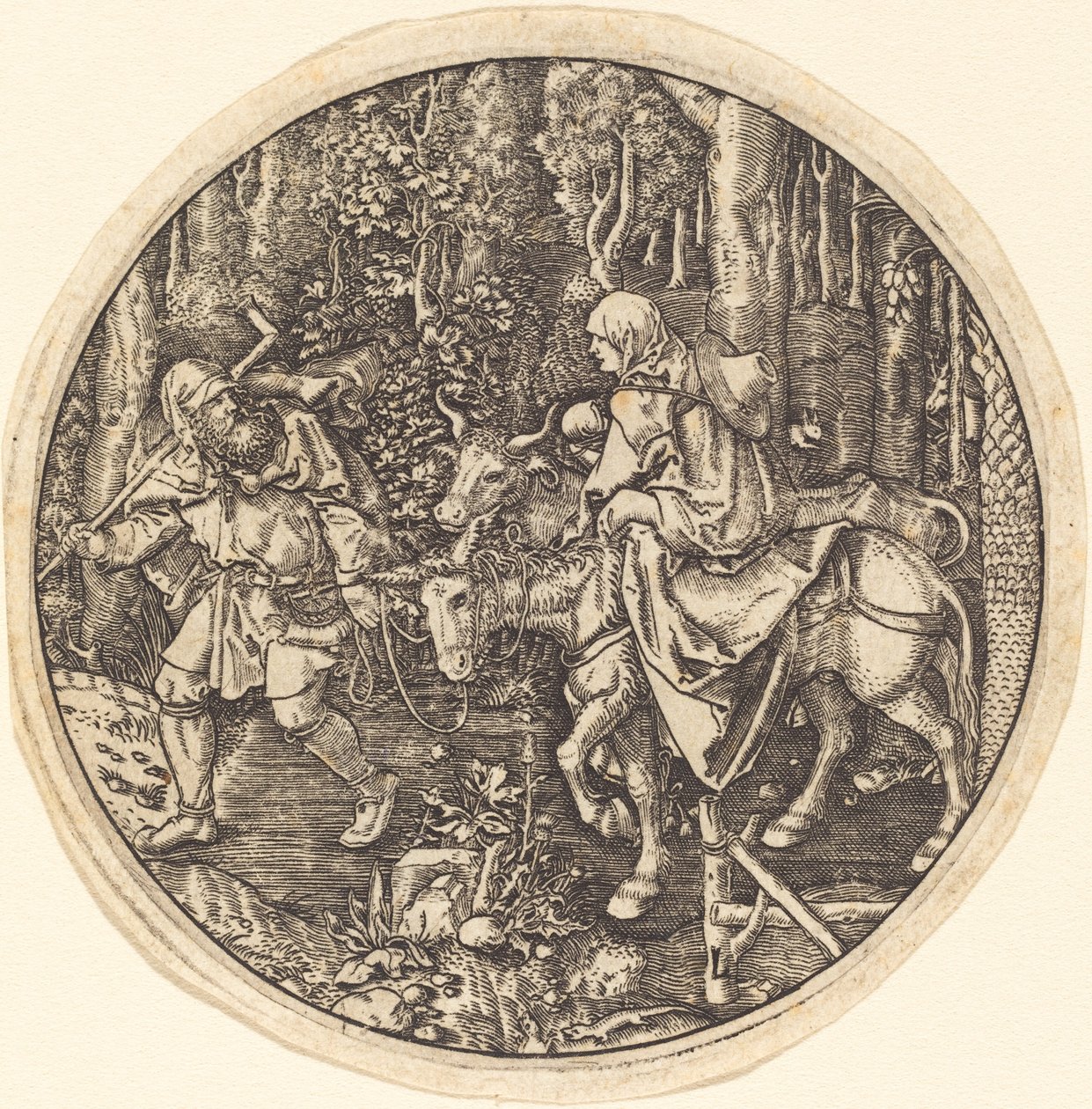 الرحلة إلى مصر بواسطة ماجستير L بعد Albrecht Dürer