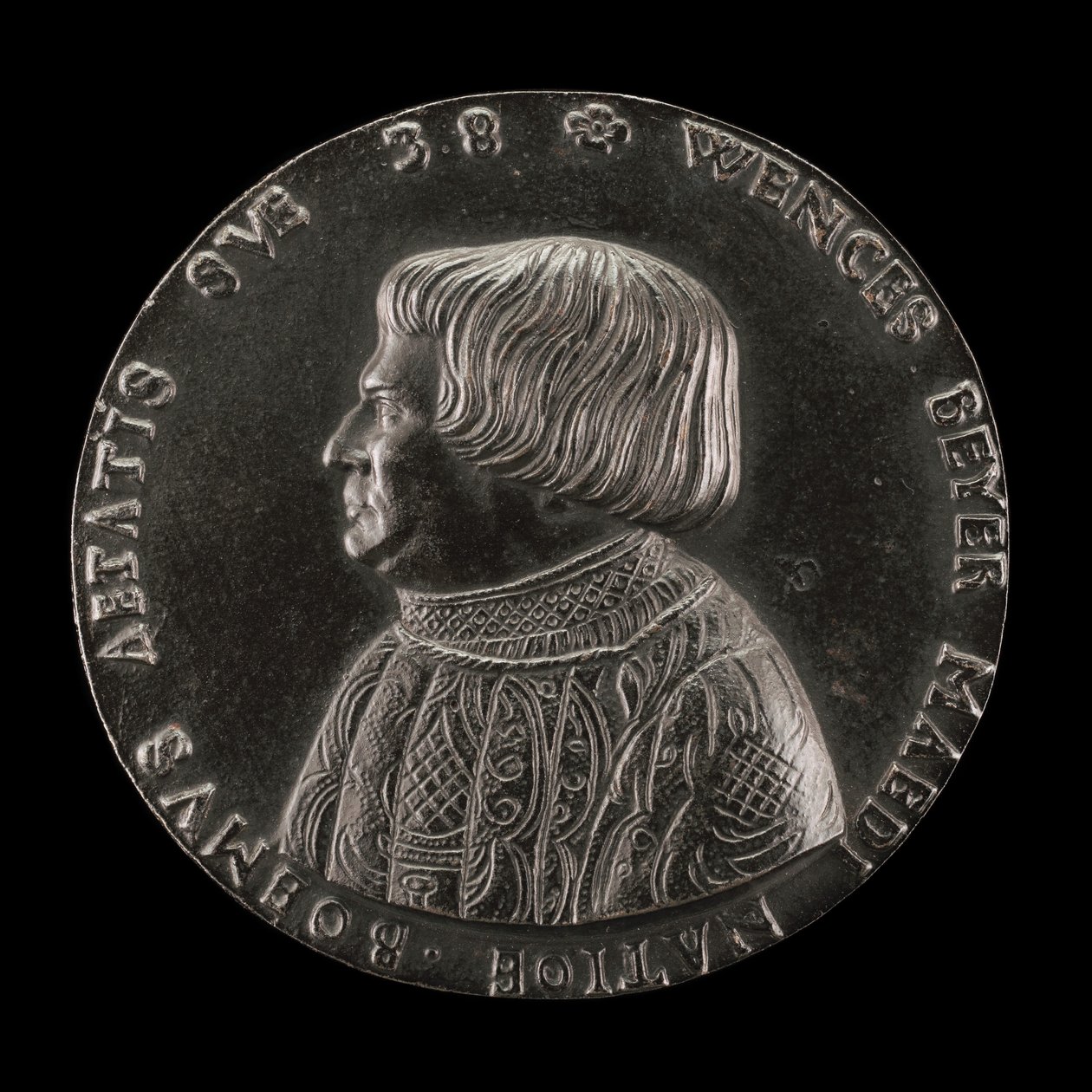 Václav Payer Wenceslaus Beyer ، 1488-1537 ، طبيب الدولة في بوهيميا [الوجه] ، 1526. بواسطة ماجستير MP