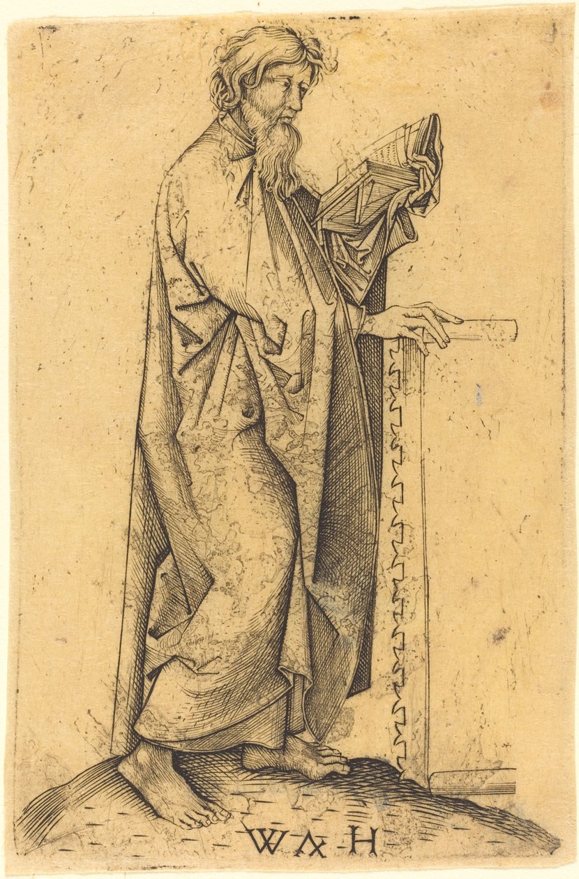الرسول سيمون بواسطة ماجستير WH بعد Martin Schongauer