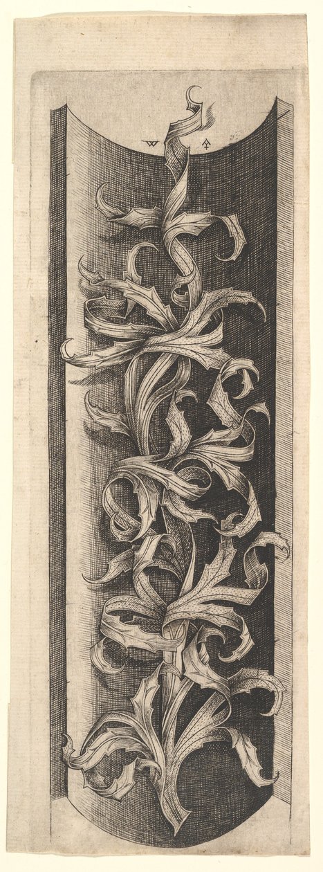 Foliate Ornament ، كاليفورنيا. 1465-90. بواسطة سيد W. بالمفتاح