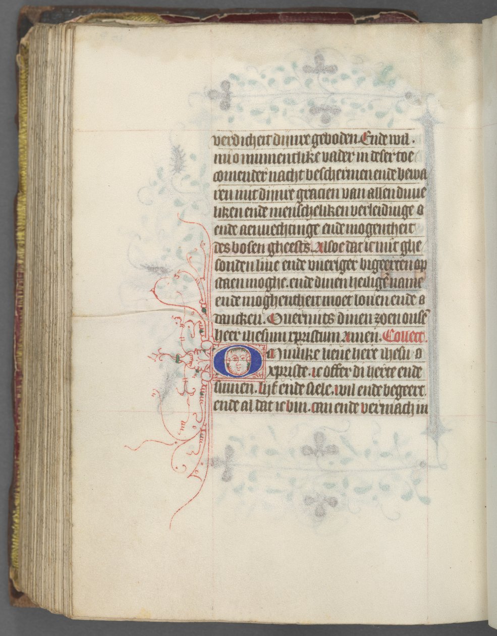 كتاب ساعات استخدام أوترخت: fol. 157v ، نص ، ج. 1460-1465. بواسطة ماجستير في Gijsbrecht van Brederode