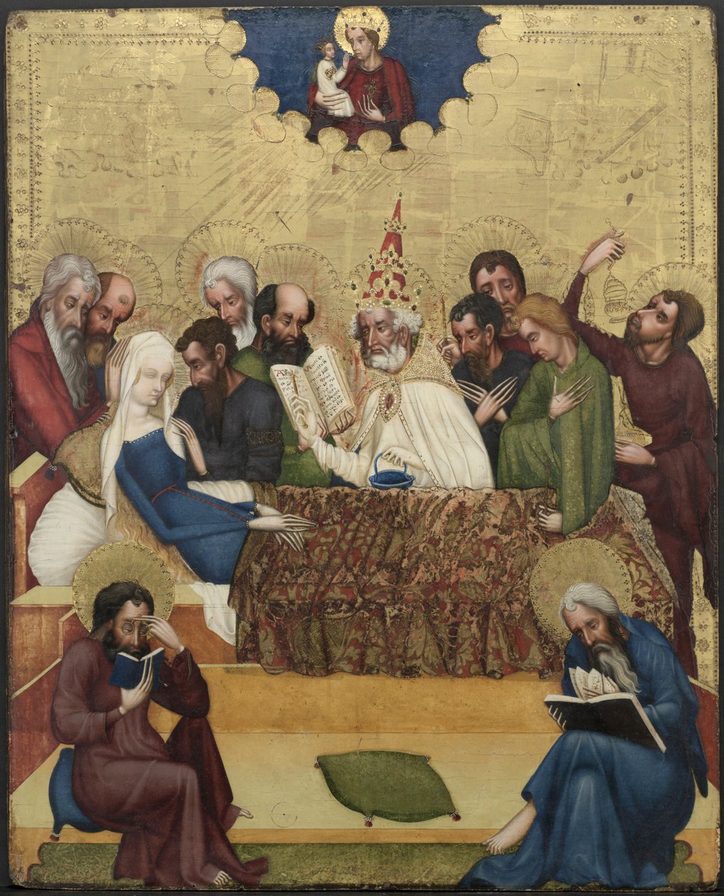 موت العذراء ، ج. 1400. بواسطة سيد Heiligenkreuz