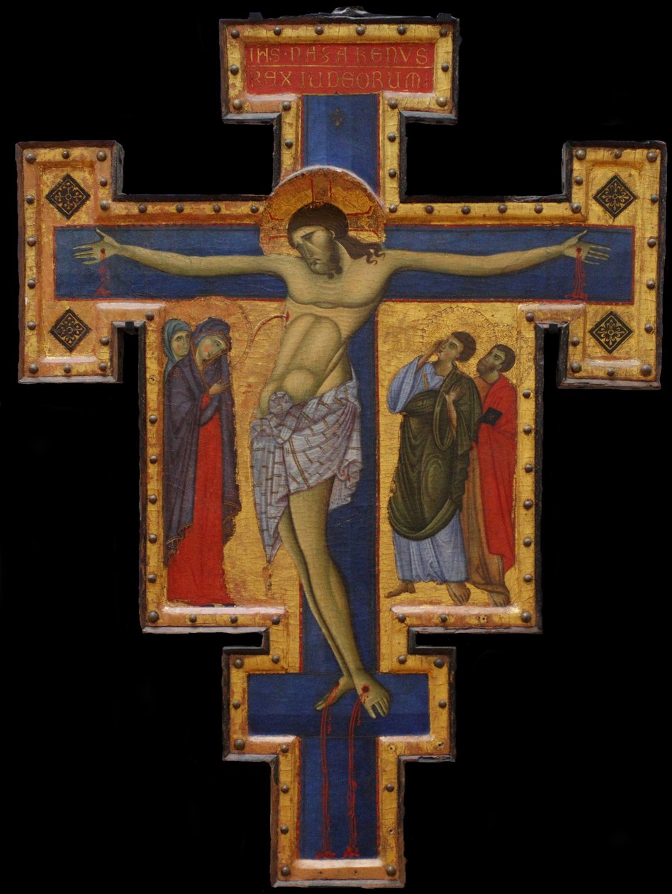Crusifix ، ج. 1260-1270 بواسطة سيد القديس فرنسيس ،