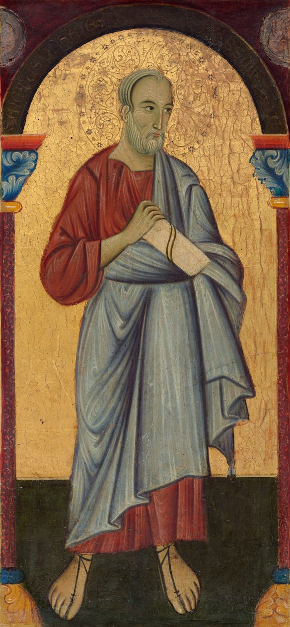 القديس يوحنا الإنجيلي ، ج. 1272. بواسطة سيد القديس فرنسيس
