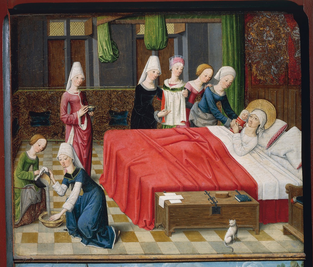 Birth of the Virgin بواسطة سيد آخن مذبح