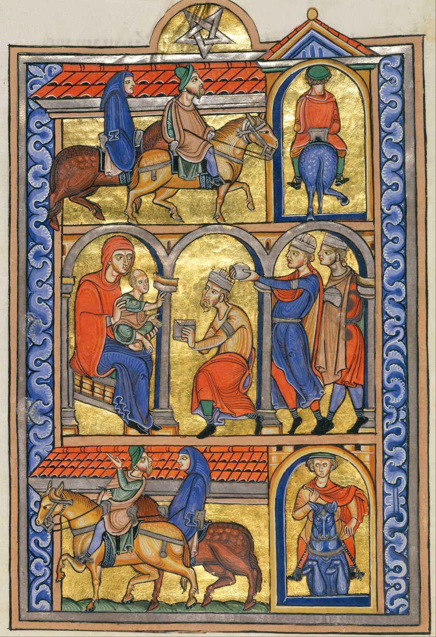 العشق من المجوس بواسطة ماجستير في Berthold Sacramentary