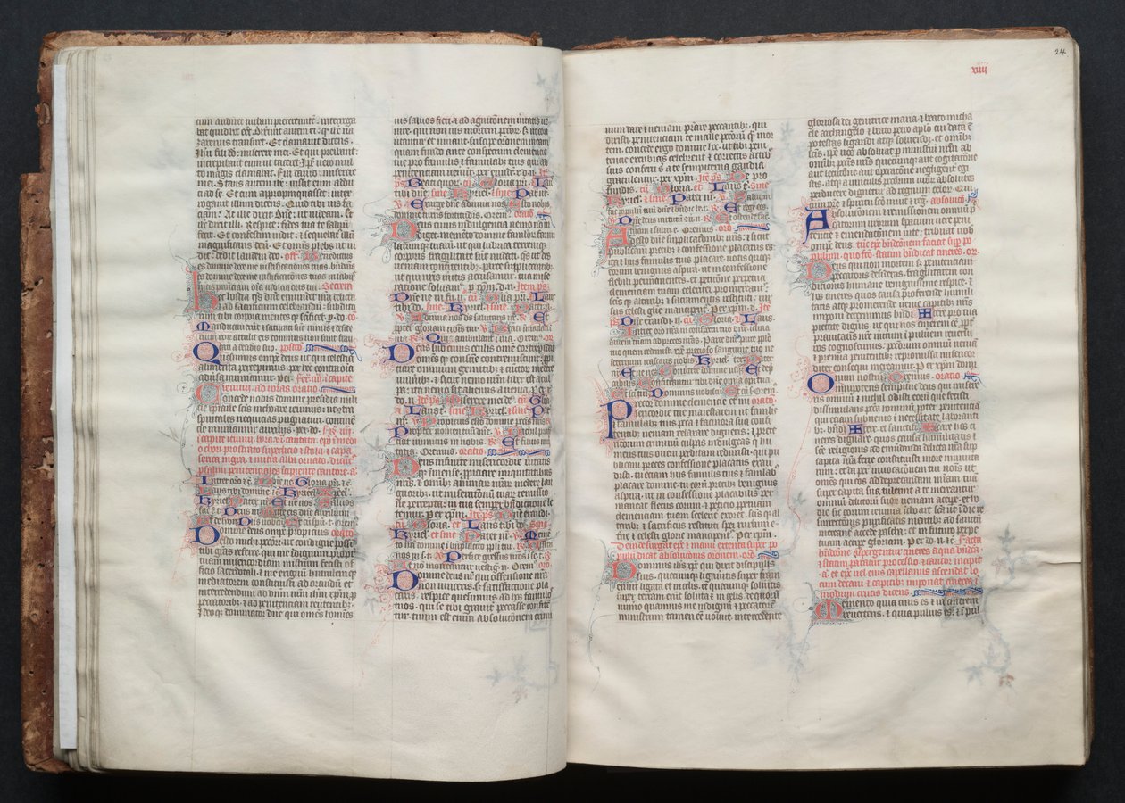 كتاب قداس جوتا: Fol. 23 ظ ، نص ، ج. 1375. بواسطة سيد بوكيه