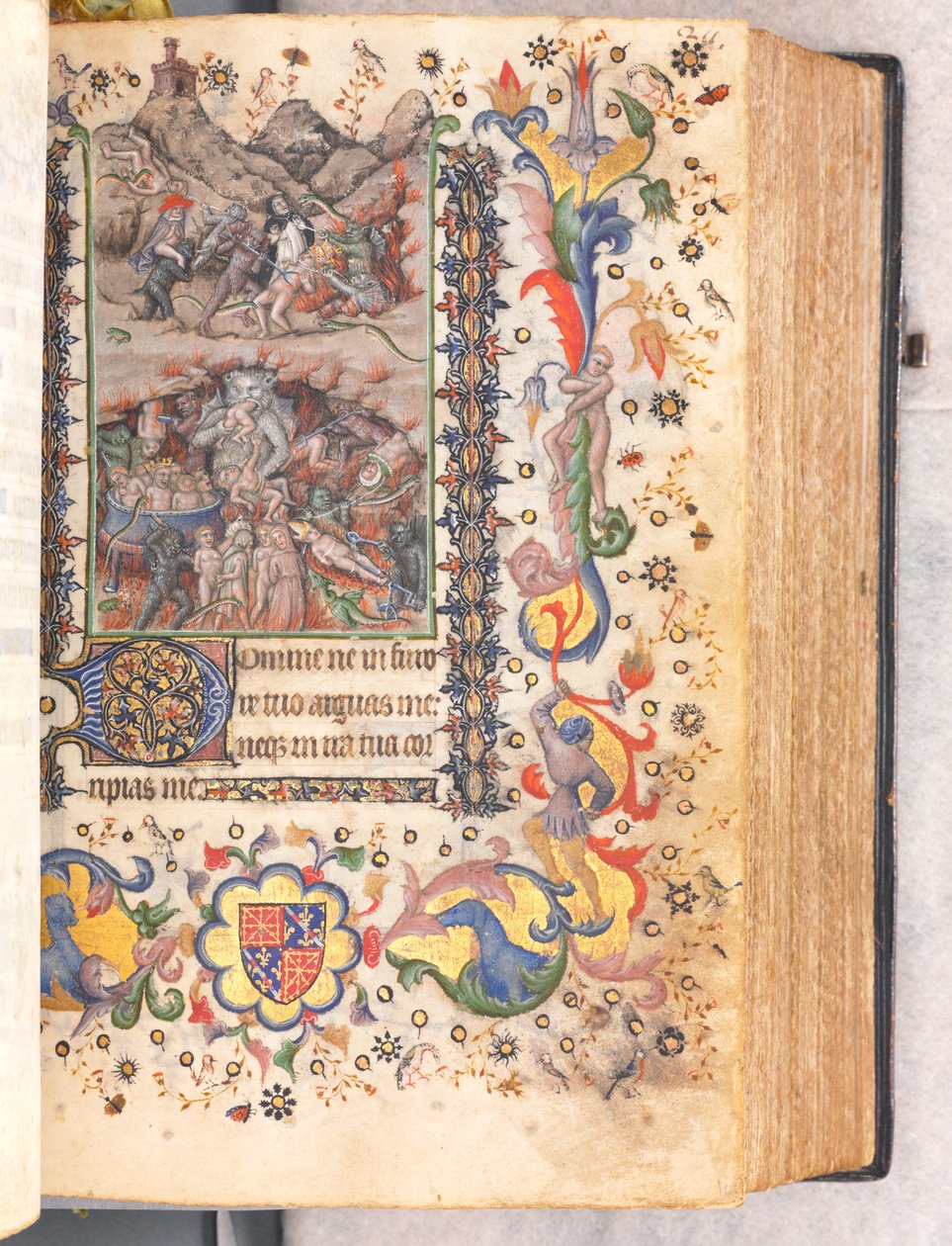 ساعات شارل النبيل ، ملك نافار 1361-1425: fol. 106 و ، الحكم الأخير ، ج. 1405. بواسطة ماجستير في الأحرف الأولى وشركاء بروكسل