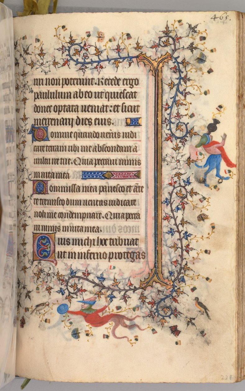 ساعات شارل النبيل ، ملك نافار 1361-1425: fol. 227 و ، نص ، ج. 1405. بواسطة ماجستير في الأحرف الأولى وشركاء بروكسل
