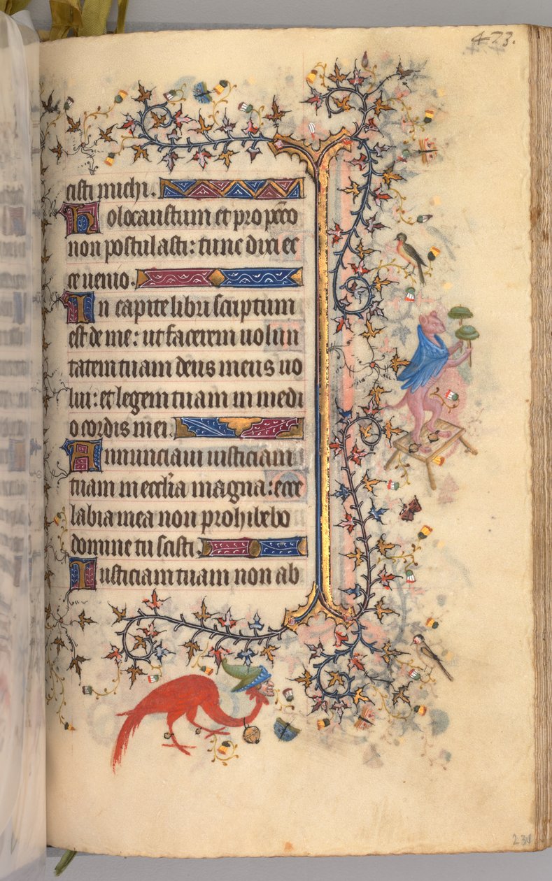 ساعات شارل النبيل ، ملك نافار 1361-1425: fol. 231 و ، نص ، ج. 1405. بواسطة ماجستير في الأحرف الأولى وشركاء بروكسل