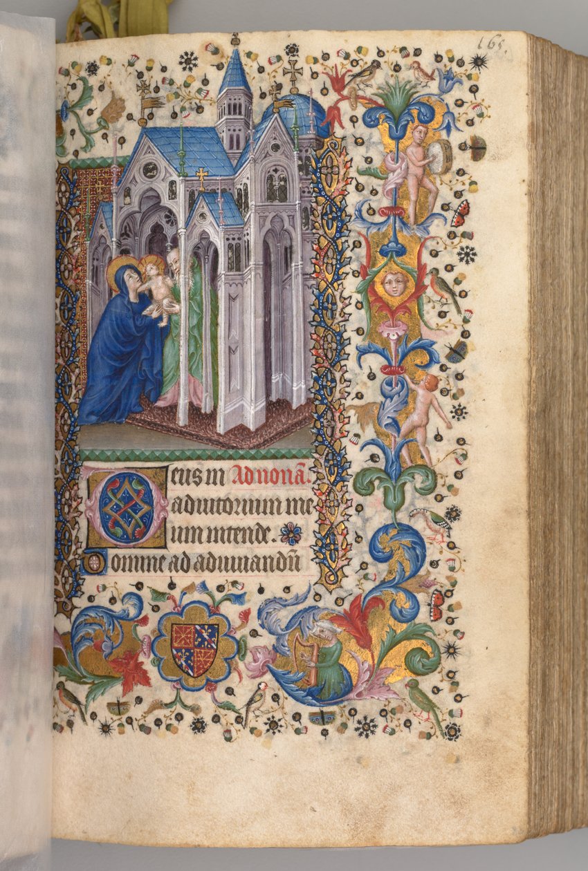 ساعات شارل النبيل ، ملك نافار 1361-1425: fol. 82vr ، عرض ... ، ج. 1405. بواسطة ماجستير في الأحرف الأولى وشركاء بروكسل