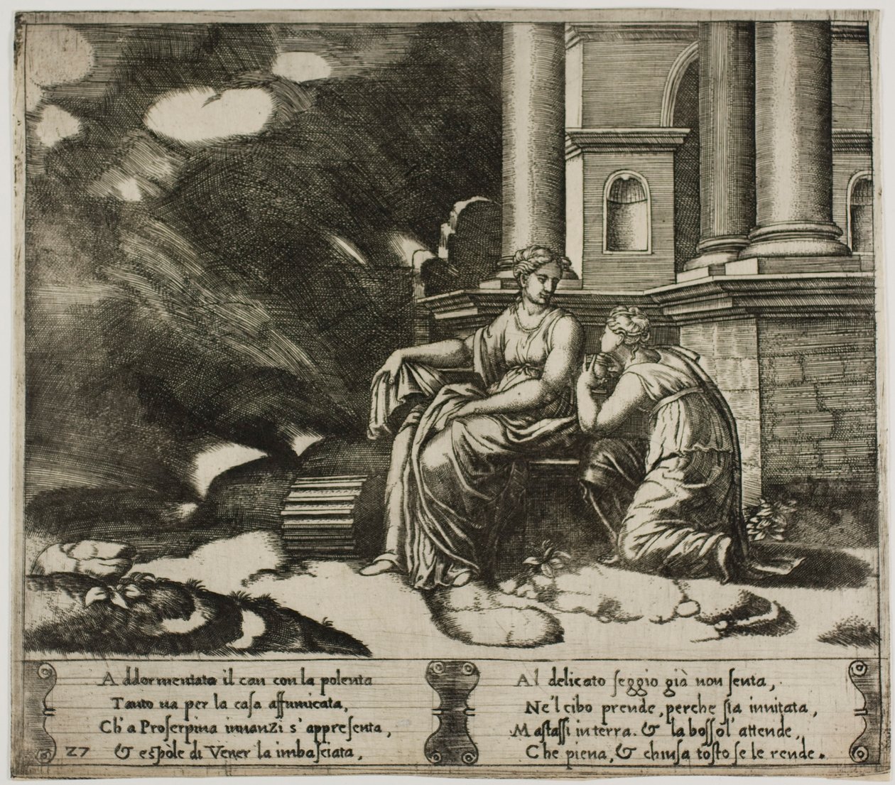 Proserpina تعطي النفس صندوق الجمال بواسطة سيد الموت