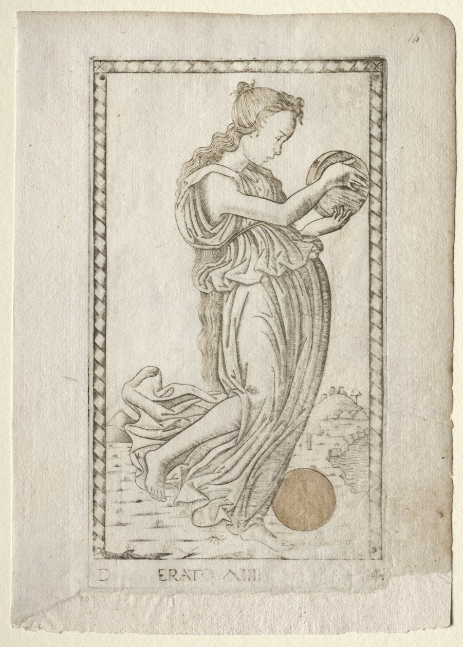 إراتو (شعر غنائي وحب) (من سلسلة Tarocchi D: Apollo and the Muses ، رقم 14) بواسطة ماجستير في سلسلة E Tarocchi