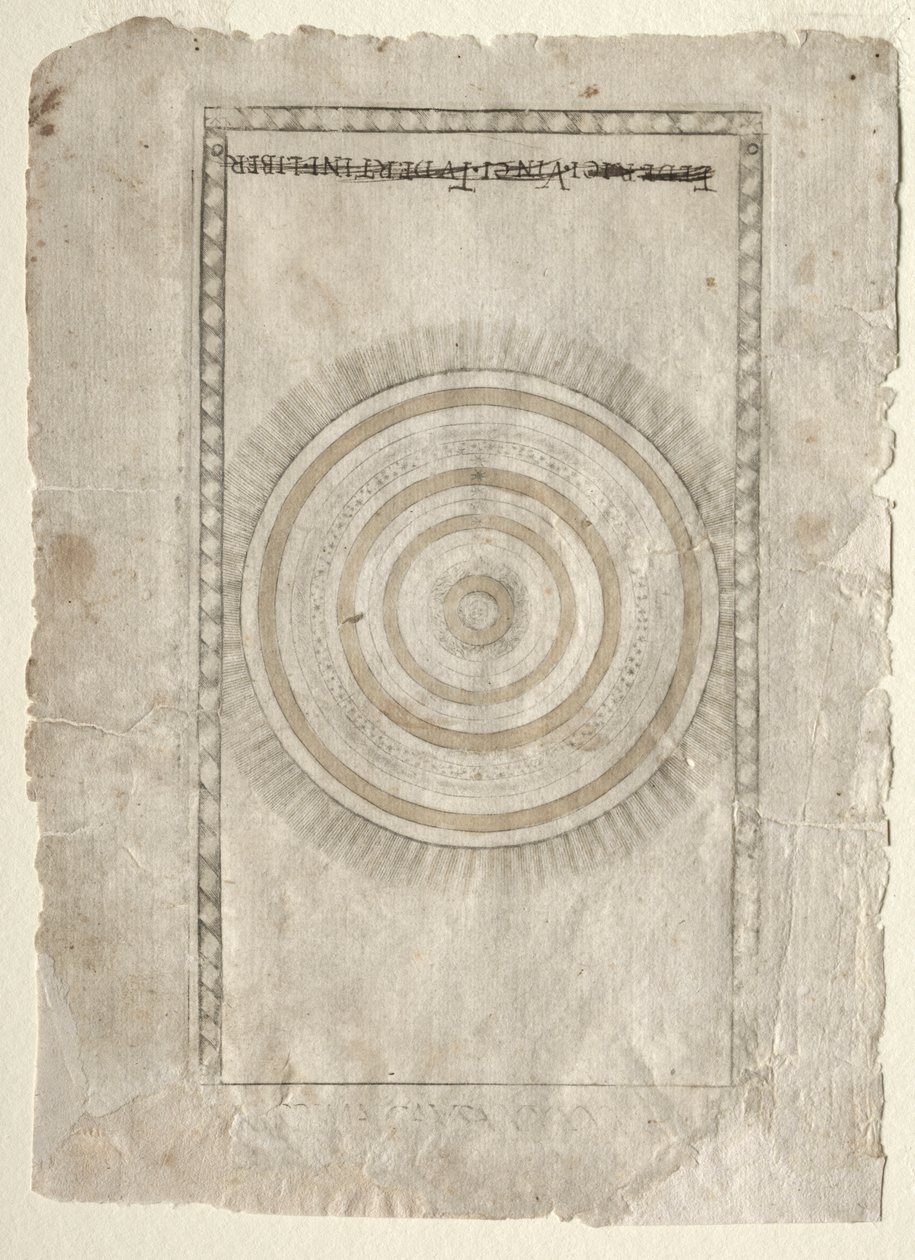 The Empyrean Sphere (من Tarocchi ، السلسلة A: Firmaments of the Universe ، رقم 50) بواسطة ماجستير في سلسلة E Tarocchi