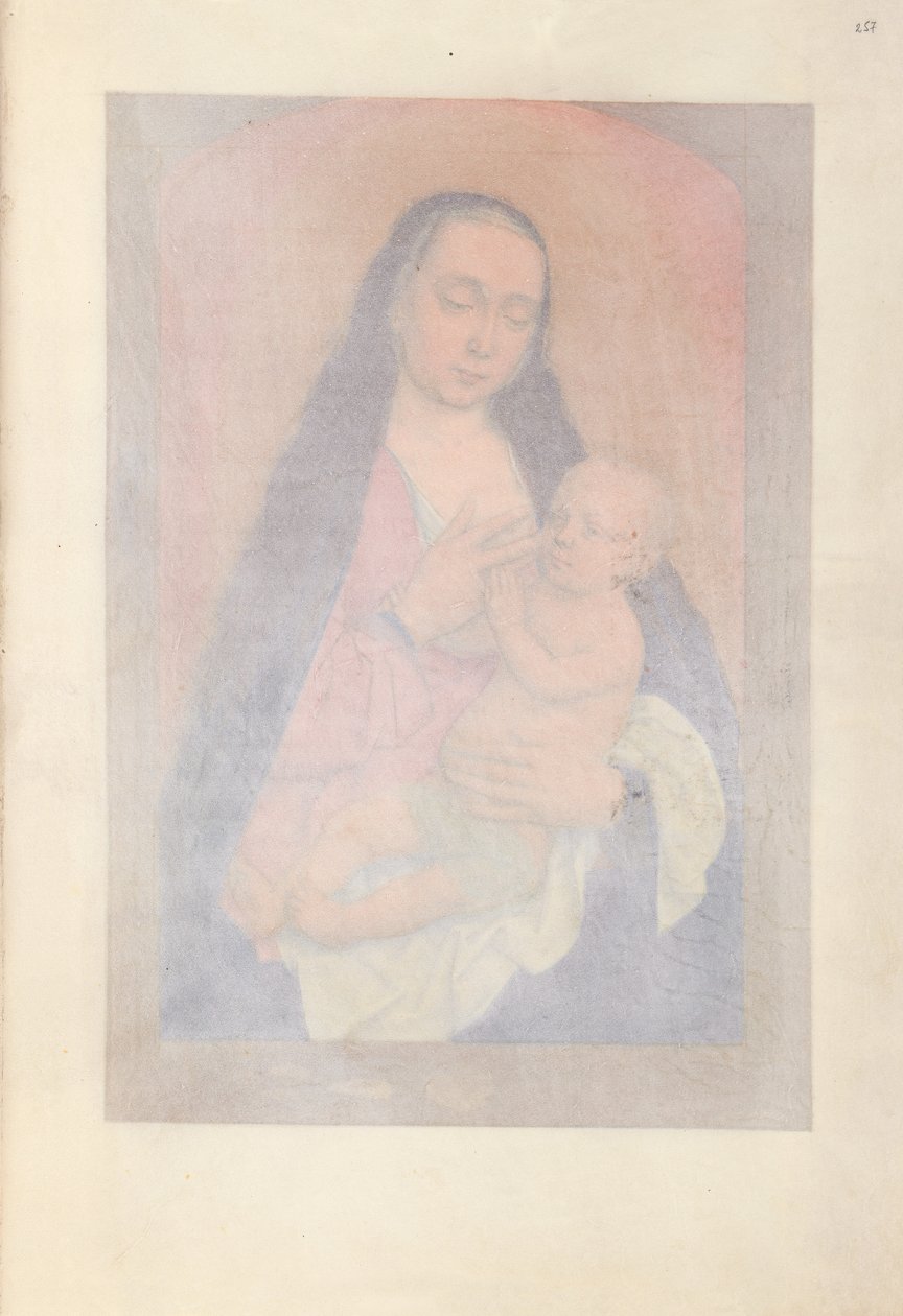 ساعات الملكة إيزابيلا الكاثوليكية ، ملكة إسبانيا: فل. 257 و ، ج. 1500. بواسطة سيد كتاب الصلاة الأول لماكسيميليان