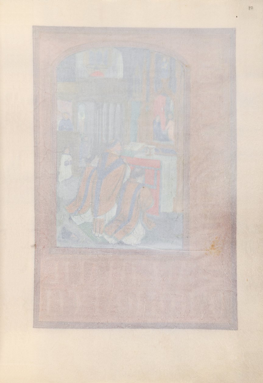 ساعات الملكة إيزابيلا الكاثوليكية ، ملكة إسبانيا: فل. 87 و ، ج. 1500. بواسطة سيد كتاب الصلاة الأول لماكسيميليان