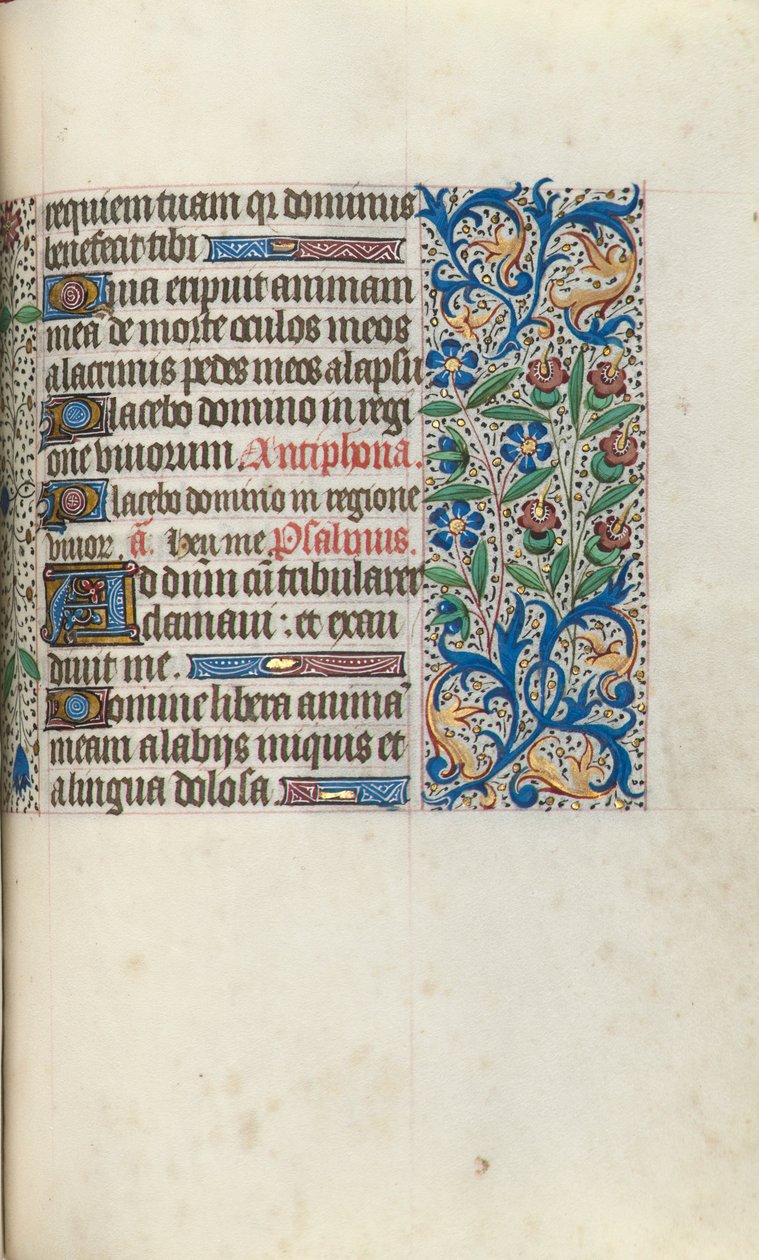 كتاب ساعات استخدام روان: fol. 104 و ، ج. 1470. بواسطة سيد لاتيني جنيف