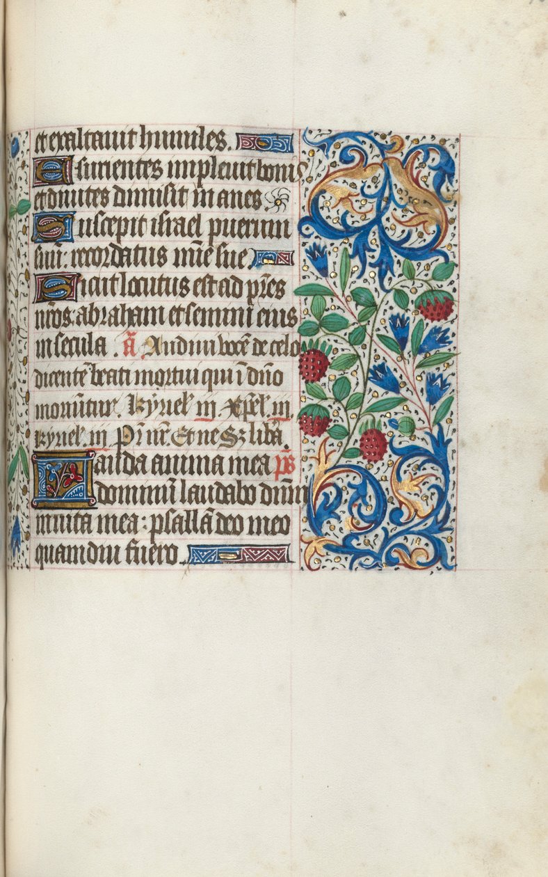 كتاب ساعات استخدام روان: fol. 108 و ، ج. 1470. بواسطة سيد لاتيني جنيف