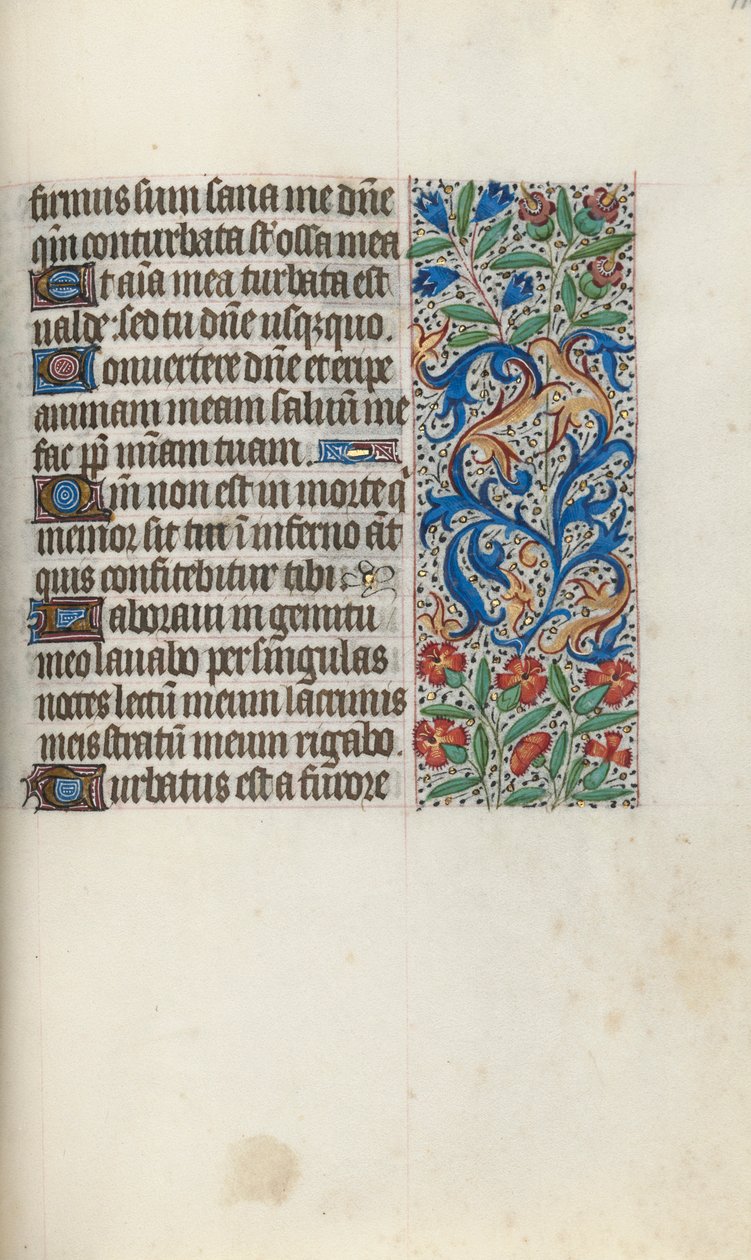 كتاب ساعات استخدام روان: fol. 112 و ، ج. 1470. بواسطة سيد لاتيني جنيف