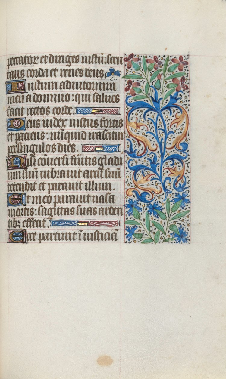 كتاب ساعات استخدام روان: fol. 114r ، ج. 1470. بواسطة سيد لاتيني جنيف