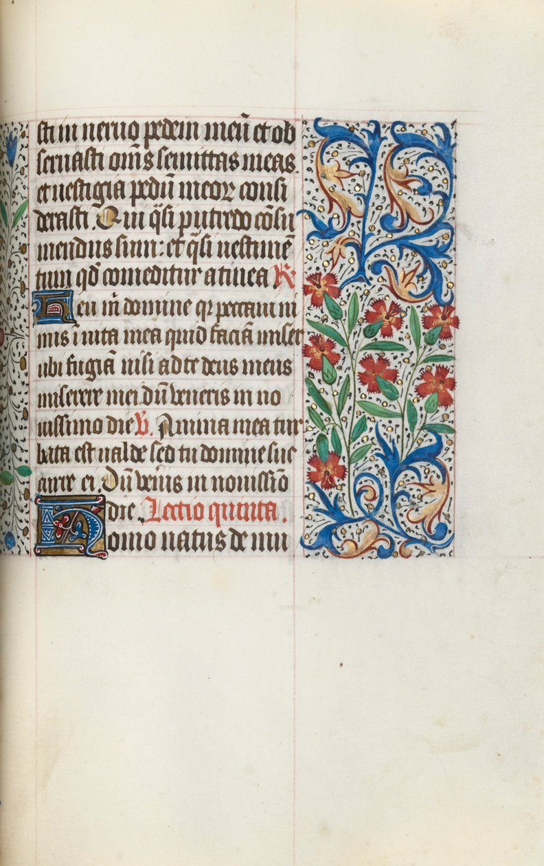 كتاب ساعات استخدام روان: fol. 123 و ، ج. 1470. بواسطة سيد لاتيني جنيف