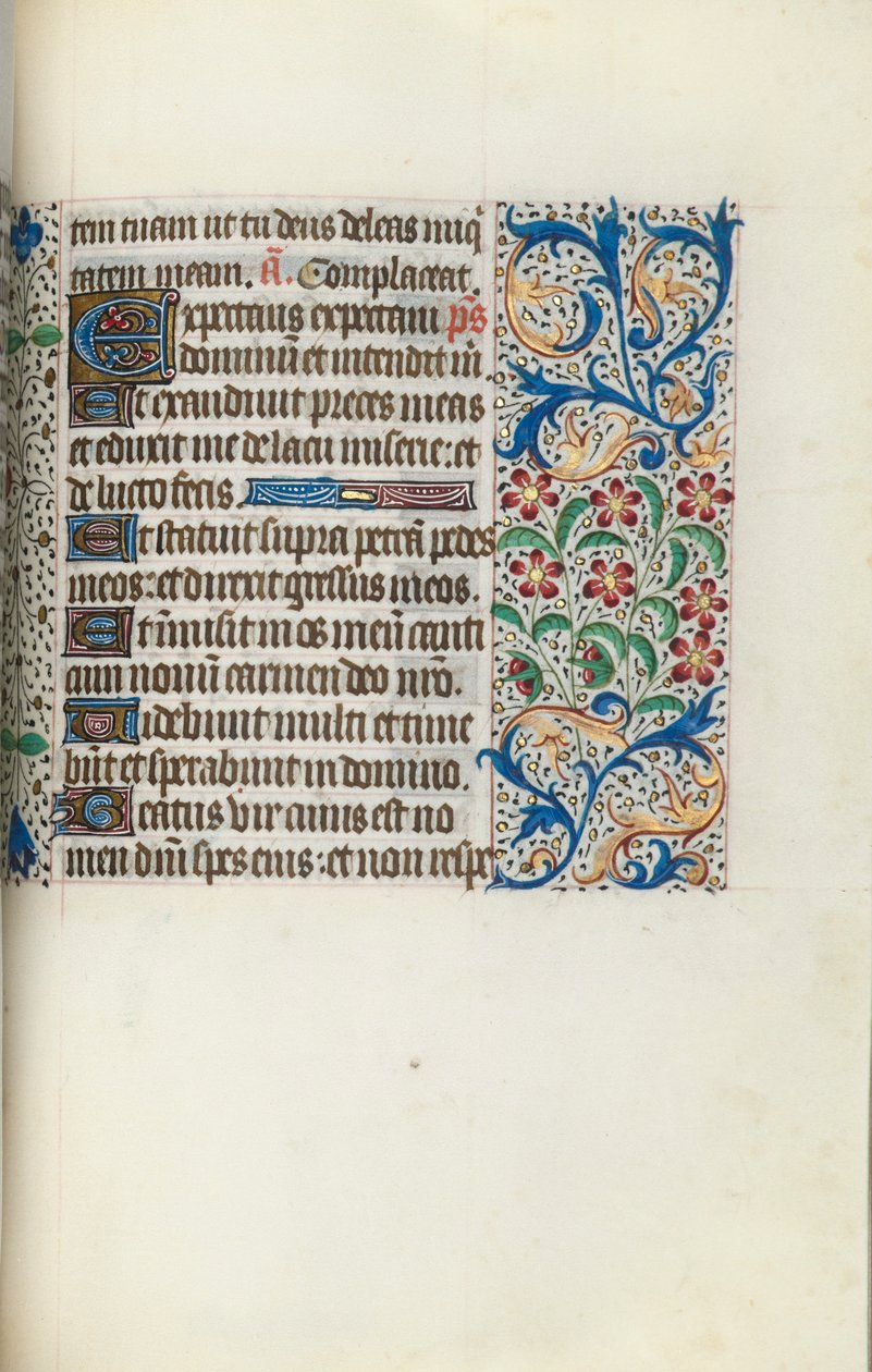 كتاب ساعات استخدام روان: fol. 125 و ، ج. 1470. بواسطة سيد لاتيني جنيف