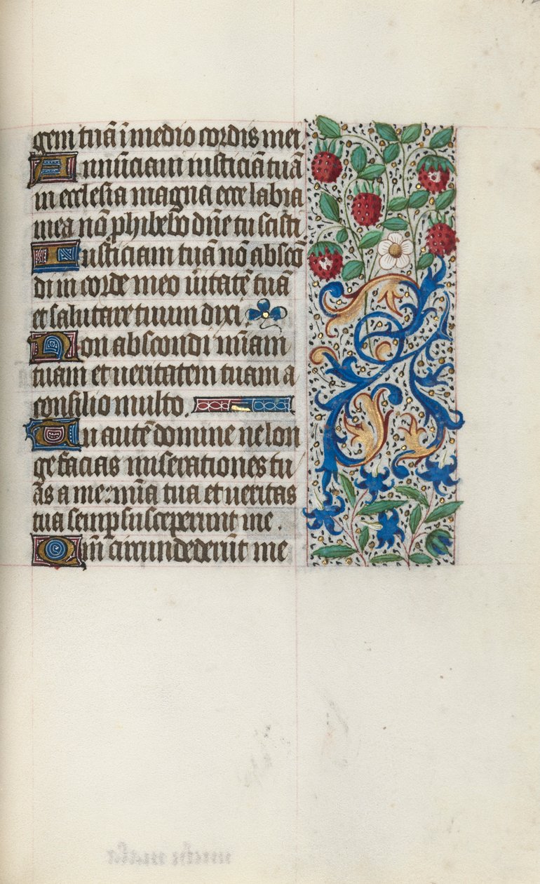 كتاب ساعات استخدام روان: fol. 126 و ، ج. 1470. بواسطة سيد لاتيني جنيف
