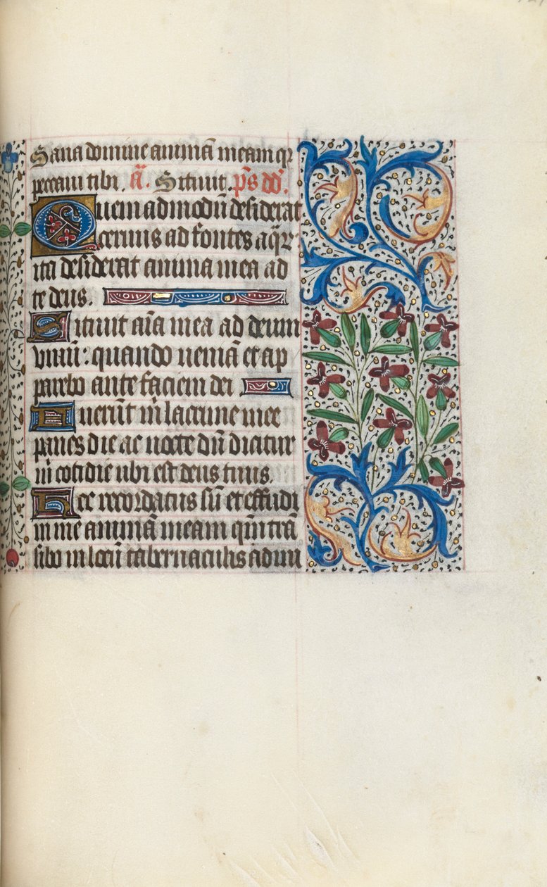 كتاب ساعات استخدام روان: fol. 129 و ، ج. 1470. بواسطة سيد لاتيني جنيف