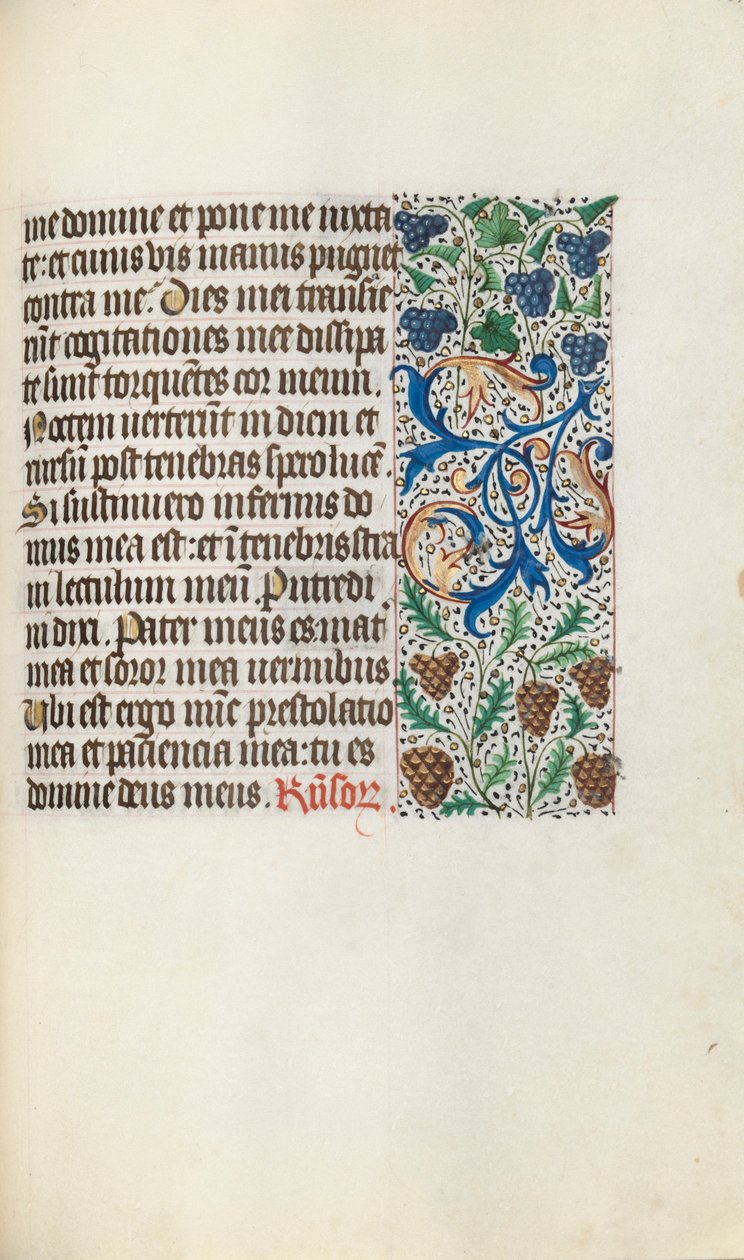 كتاب ساعات استخدام روان: fol. 131 و ، ج. 1470. بواسطة سيد لاتيني جنيف