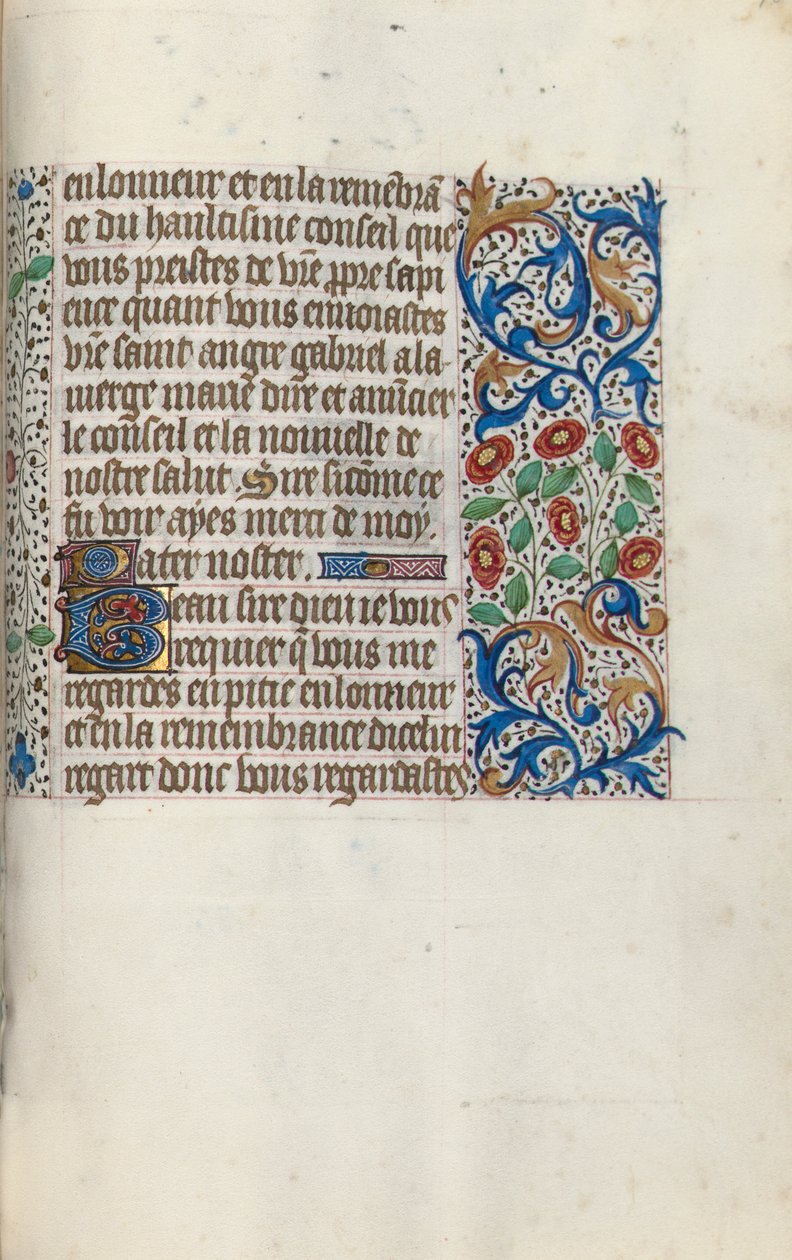 كتاب ساعات استخدام روان: fol. 152 ص ، ج. 1470. بواسطة سيد لاتيني جنيف