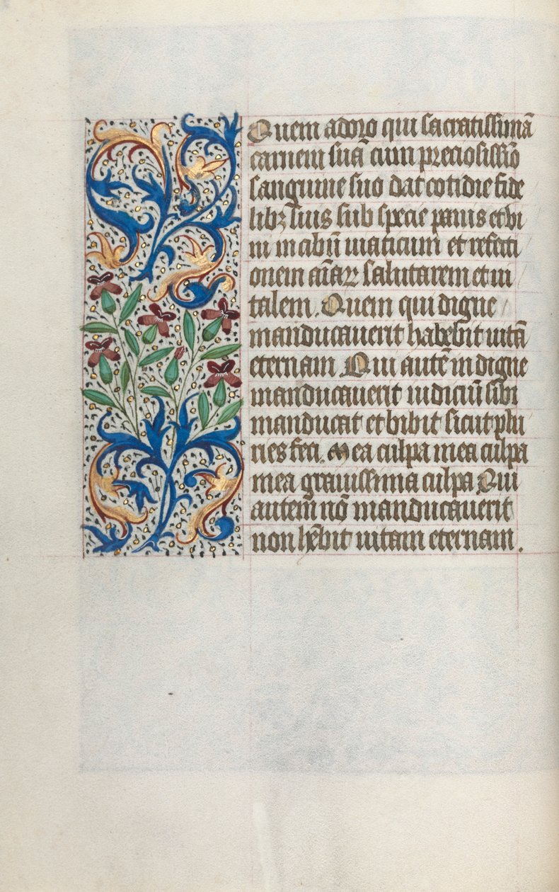 كتاب ساعات استخدام روان: fol. 23 ج ، ج. 1470. بواسطة سيد لاتيني جنيف