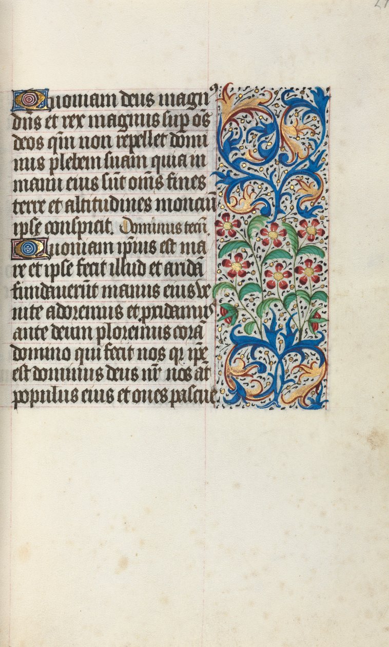 كتاب ساعات استخدام روان: fol. 29 و ، ج. 1470. بواسطة سيد لاتيني جنيف