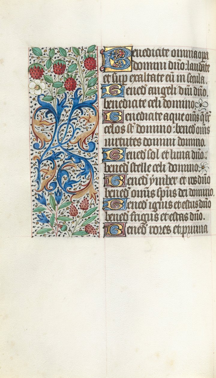 كتاب ساعات استخدام روان: fol. 42 فولت ، ج. 1470. بواسطة سيد لاتيني جنيف