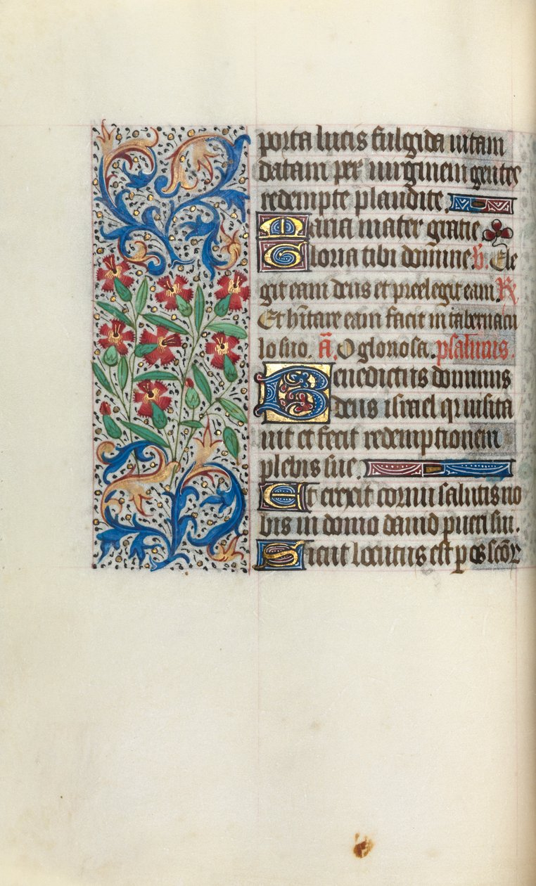 كتاب ساعات استخدام روان: fol. 47 فولت ، ج. 1470. بواسطة سيد لاتيني جنيف