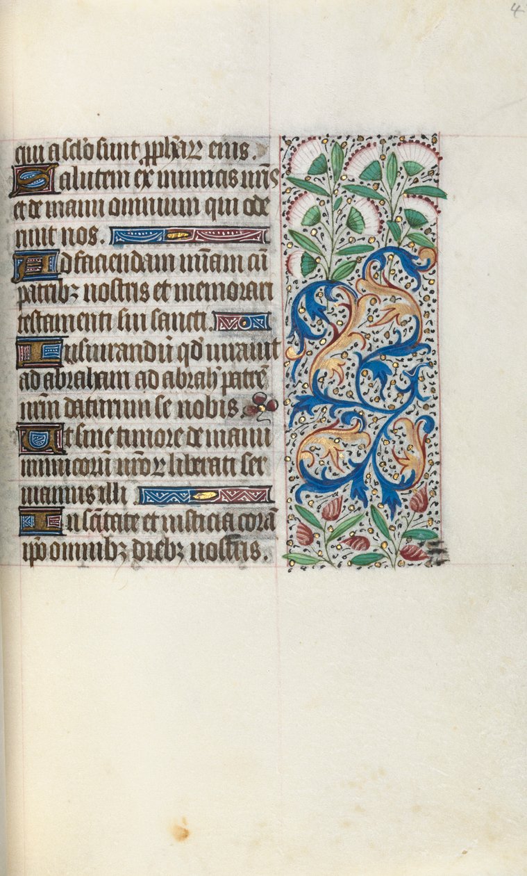 كتاب ساعات استخدام روان: fol. 48 و ، ج. 1470. بواسطة سيد لاتيني جنيف