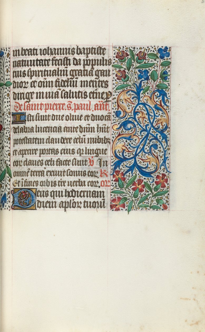 كتاب ساعات استخدام روان: fol. 51 و ، ج. 1470. بواسطة سيد لاتيني جنيف