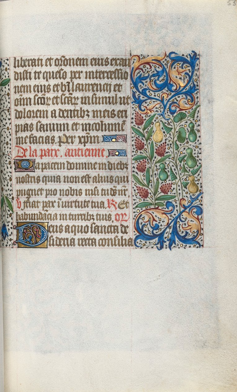 كتاب ساعات استخدام روان: fol. 55 و ، ج. 1470. بواسطة سيد لاتيني جنيف