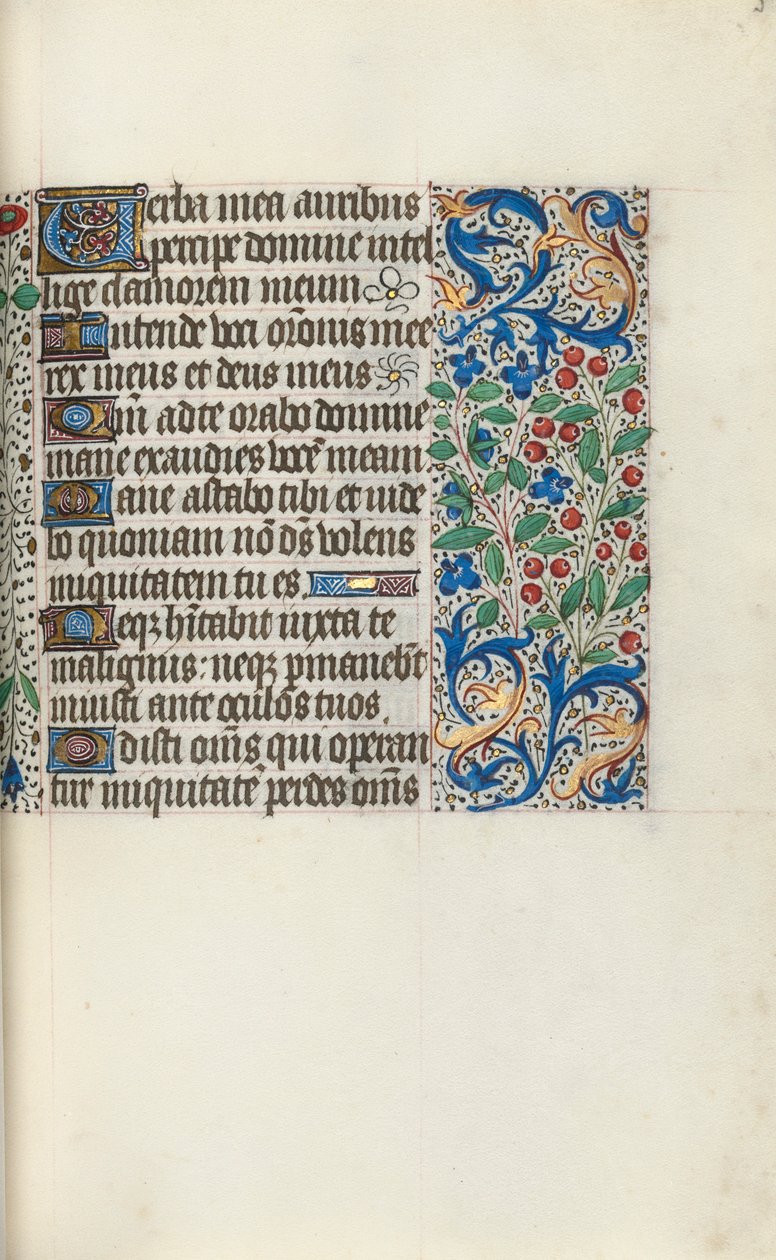 كتاب ساعات استخدام روان: fol. 59 ص ، ج. 1470. بواسطة سيد لاتيني جنيف