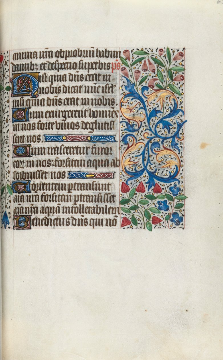 كتاب ساعات استخدام روان: fol. 65 و ، ج. 1470. بواسطة سيد لاتيني جنيف