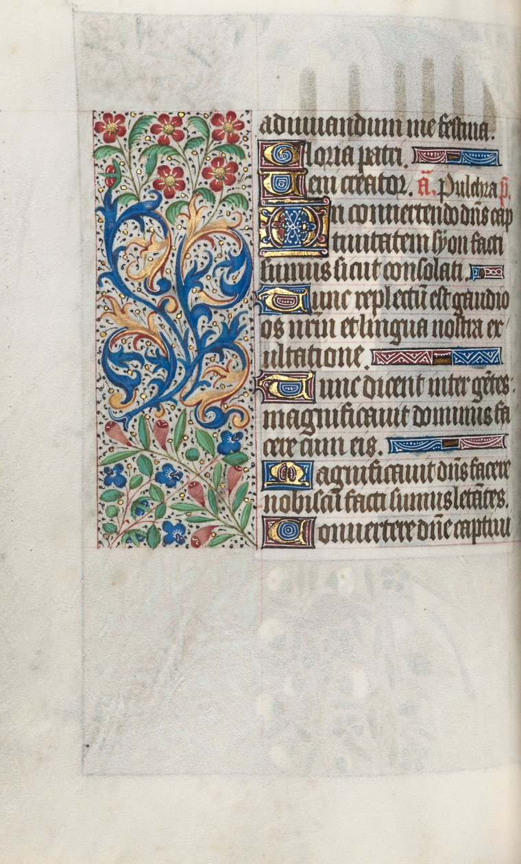 كتاب ساعات استخدام روان: fol. 67 فولت ، ج. 1470. بواسطة سيد لاتيني جنيف