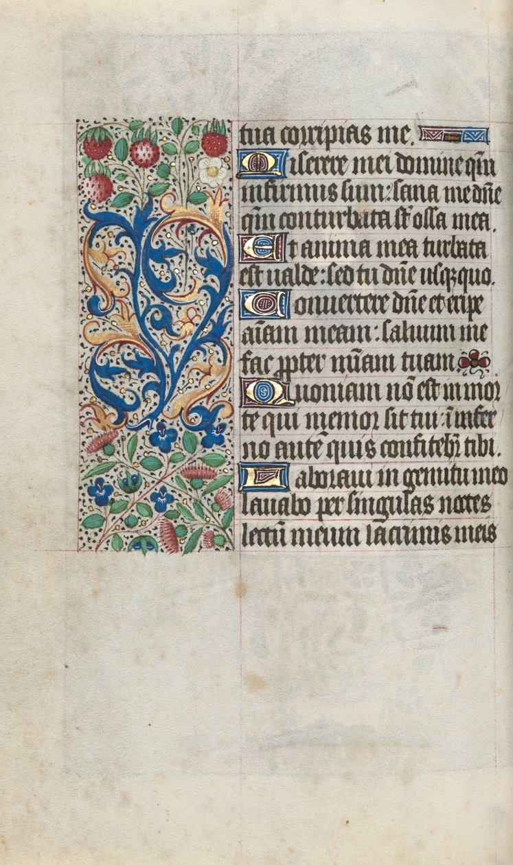 كتاب ساعات استخدام روان: fol. 80 فولت ، ج. 1470. بواسطة سيد لاتيني جنيف