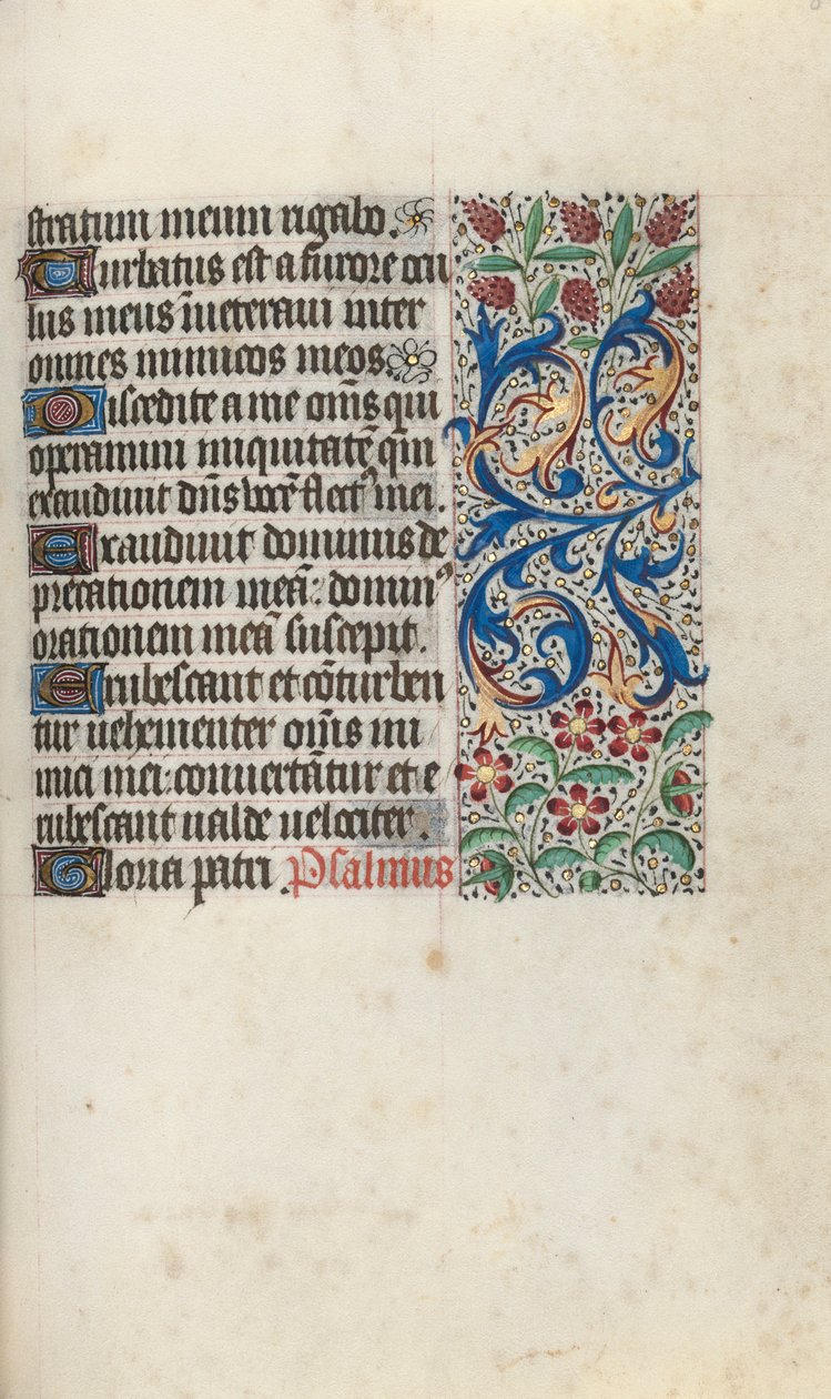 كتاب ساعات استخدام روان: fol. 81 و ، ج. 1470. بواسطة سيد لاتيني جنيف