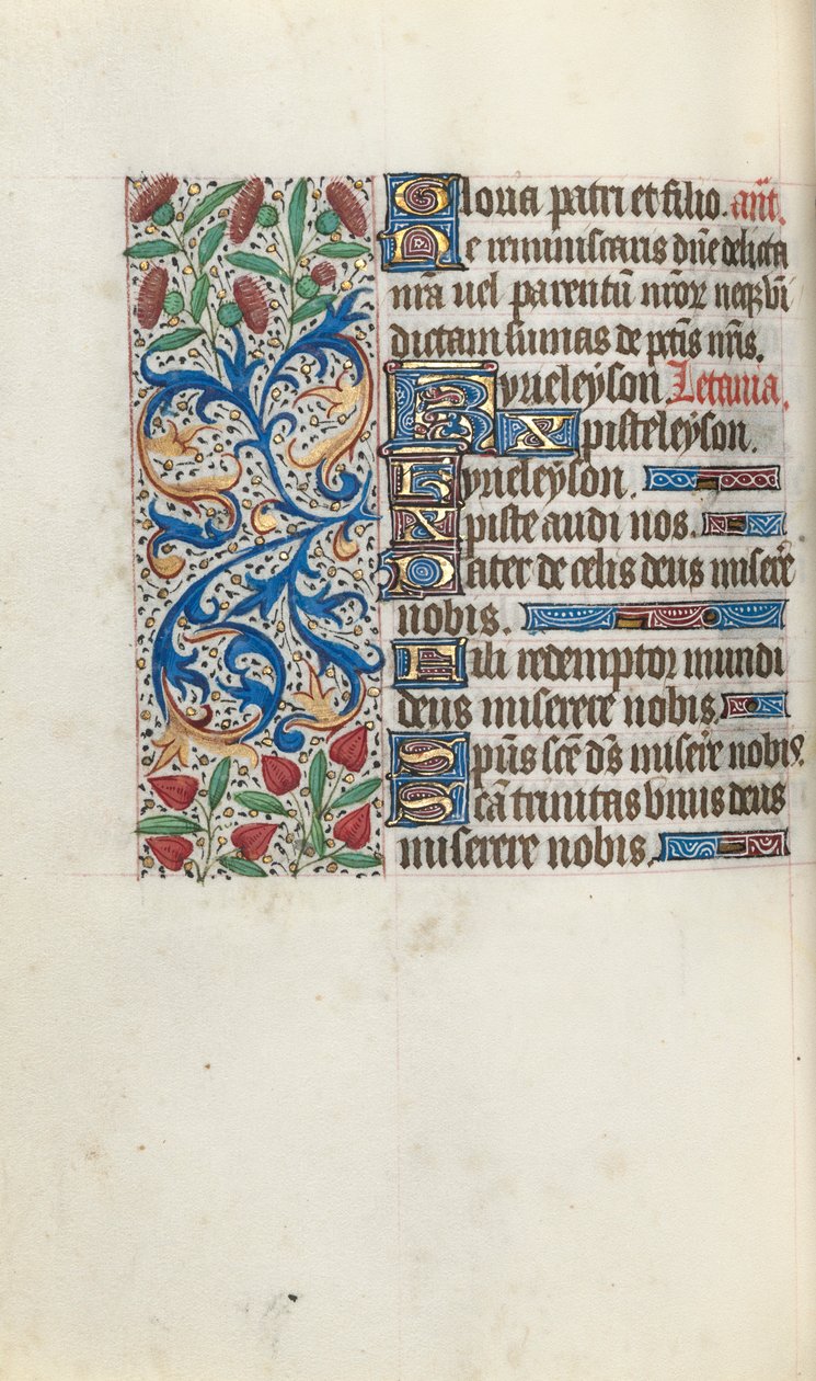 كتاب ساعات استخدام روان: fol. 92 فولت ، ج. 1470. بواسطة سيد لاتيني جنيف