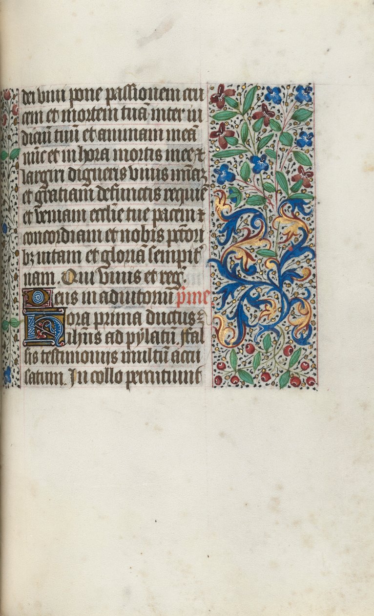 كتاب ساعات استخدام روان: fol. 97 و ، ج. 1470. بواسطة سيد لاتيني جنيف