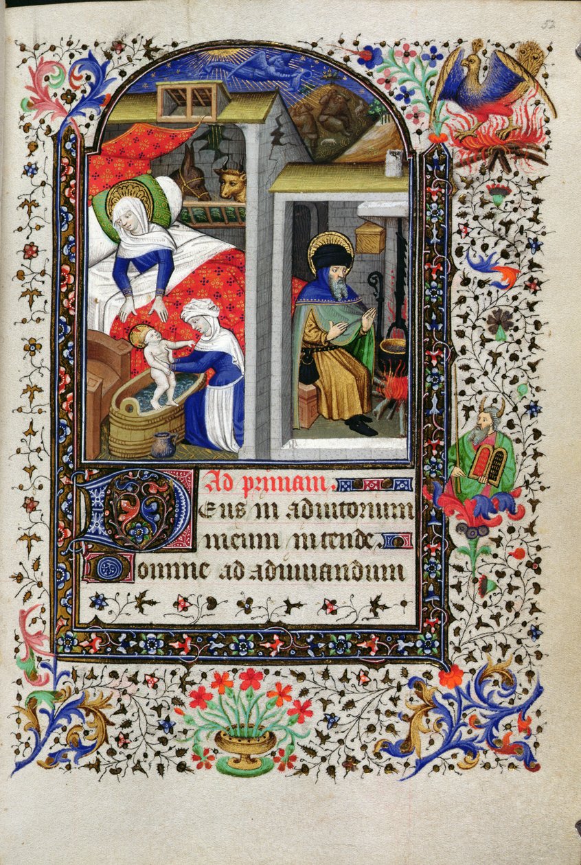 أضف 18192 ص 52 ميلاد الميلاد ، من كتاب الصلوات ، باريس ، حوالي 1435 بواسطة سيد الأسطورة الذهبية في ميونيخ