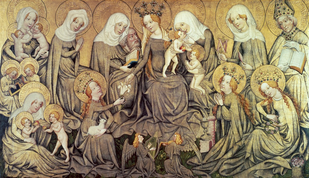 لوحة مركزية من Ortenberg Altarpiece ، c1410-1420 بواسطة سيد مذبح أورتنبرغ