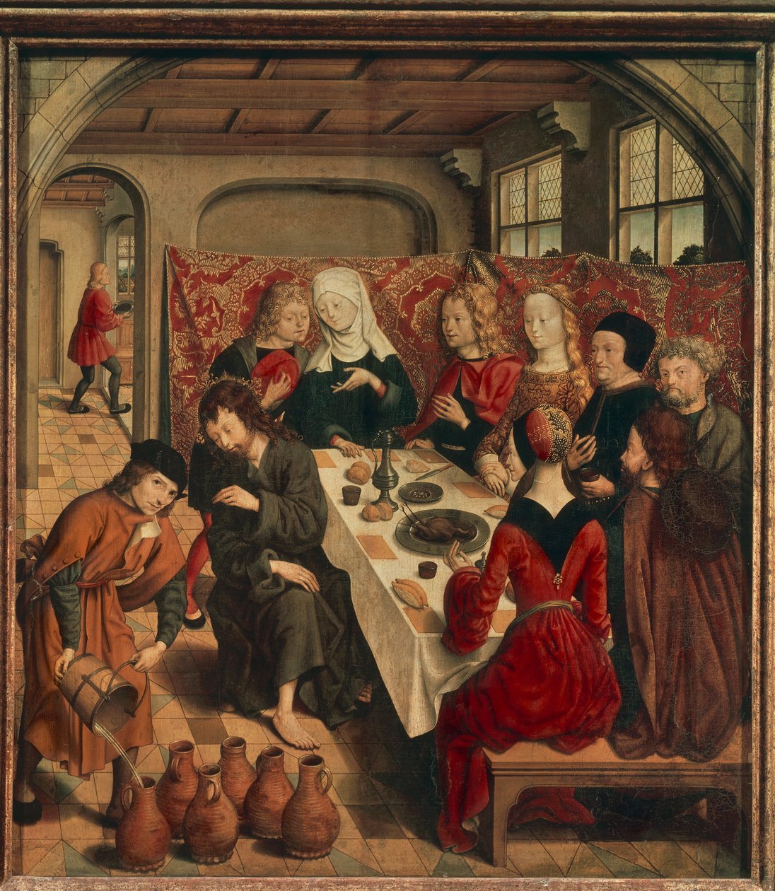 Wedding at Cana بواسطة سيد القديس بارثولوميو Altarpiece