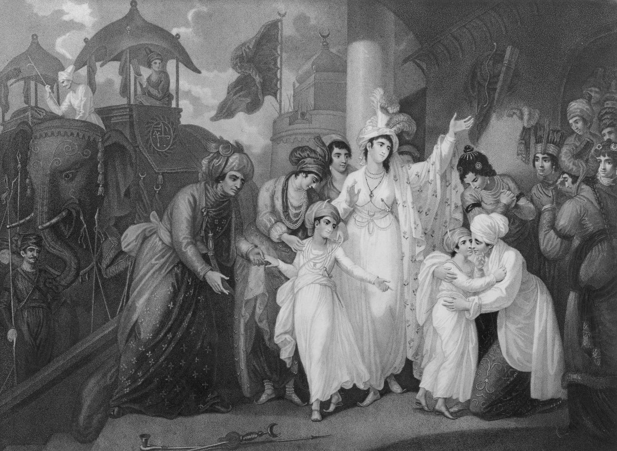 رحيل أبناء تيبو من زنانة 1793 بواسطة ماذر براون
