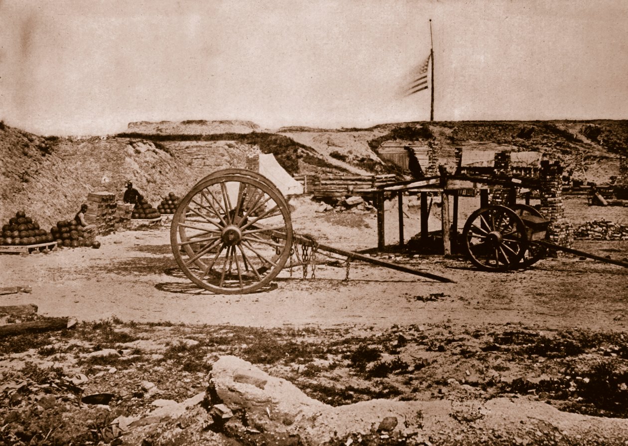 فورت جونسون ، تشارلستون ، ساوث كارولينا ، 1861-1865 بواسطة ماثيو ب برادي